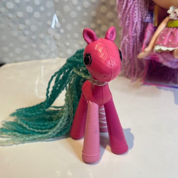 LaLaLoopsy 🧶Loopy Hair Jewel Sparkles doll & Pinkpetal Pony - Picture 15 of 15